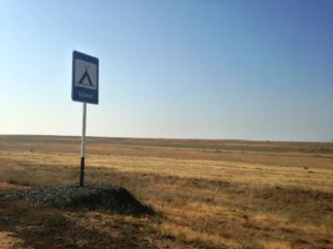Camping on the Russian steppe? Hard to believe...