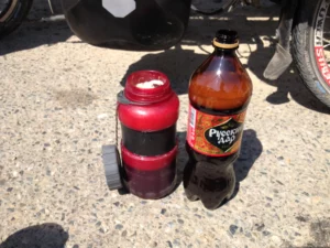 Kvass is a typical Ukrainian and Russian non-alcoholic sweet drink