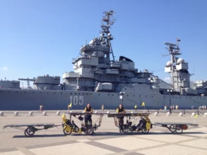 Russian warship in Novorossiysk
