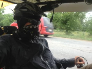 He finally recovered while riding