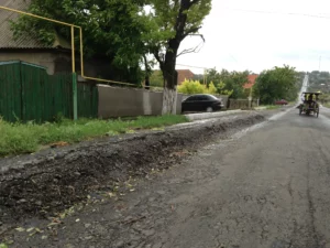 High shoulders and conventional gas distribution in yellow pipes in Ukraine