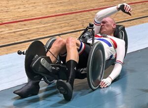 Absolutely exhausted after the 100 world record