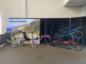 After a long time we saw Bacchetta again at Cycle-Con. Probably their most tested model was the Pronto electric novelty with Bafang motor, which I briefly tried out and will bring you my first impression in the following article.