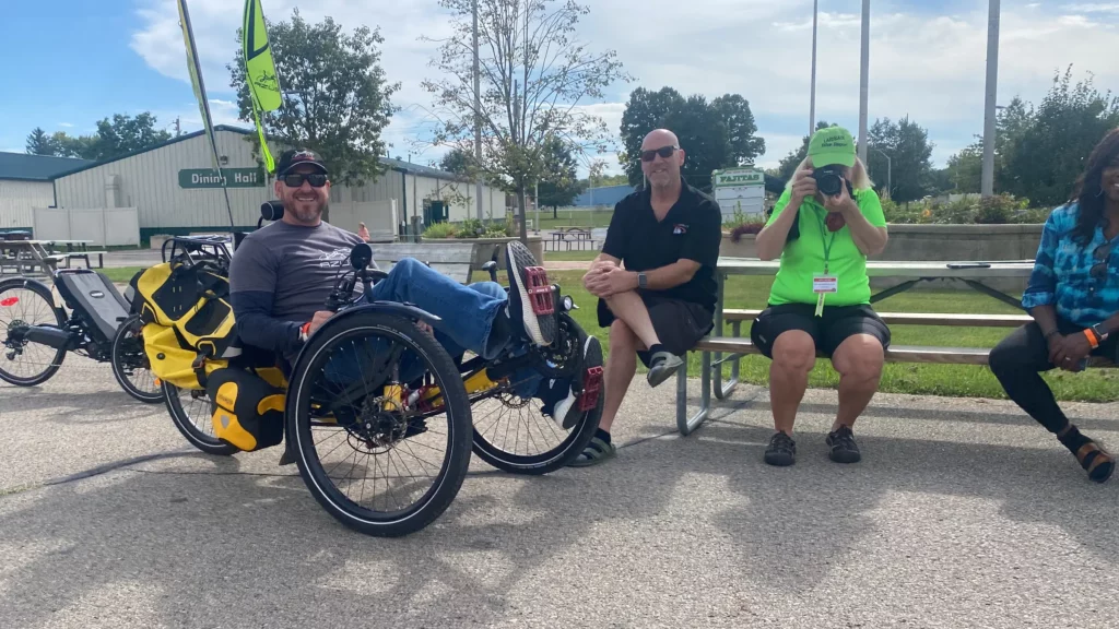 You could see many familiar Youtube faces at the fairgrounds. For example Sylvia Halpern (photographer), Matt Galat, or even Jan Wijnen from Velomobile World.