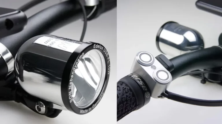 SON nabendynamo Edelux USB-FL head lamp with charging
