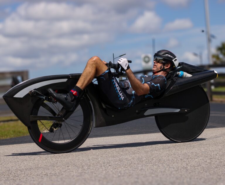 Bike Sebring 2024 - a recumbent rider racing