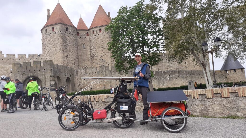 AZUB T-Tris equipped as a solar trike