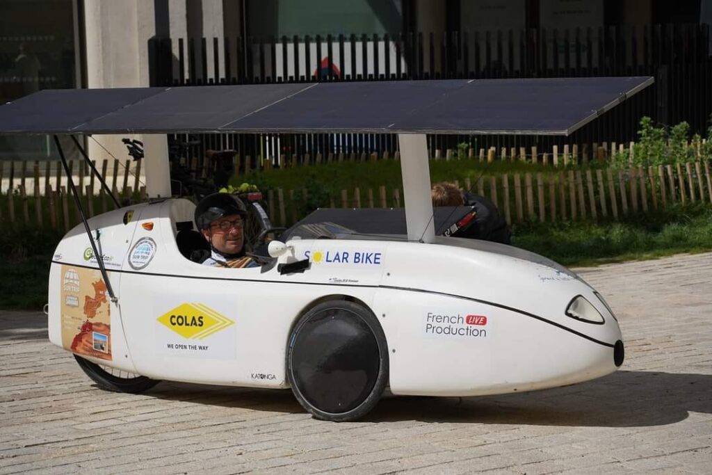 Jean-Marc Dubouloz in his WAW velombile