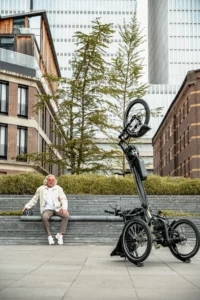 parking the trike vertically