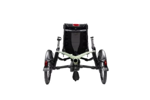 rear view of the rear suspension