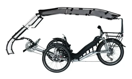 Veltop Power Ride – new canopy designed to support solar panel