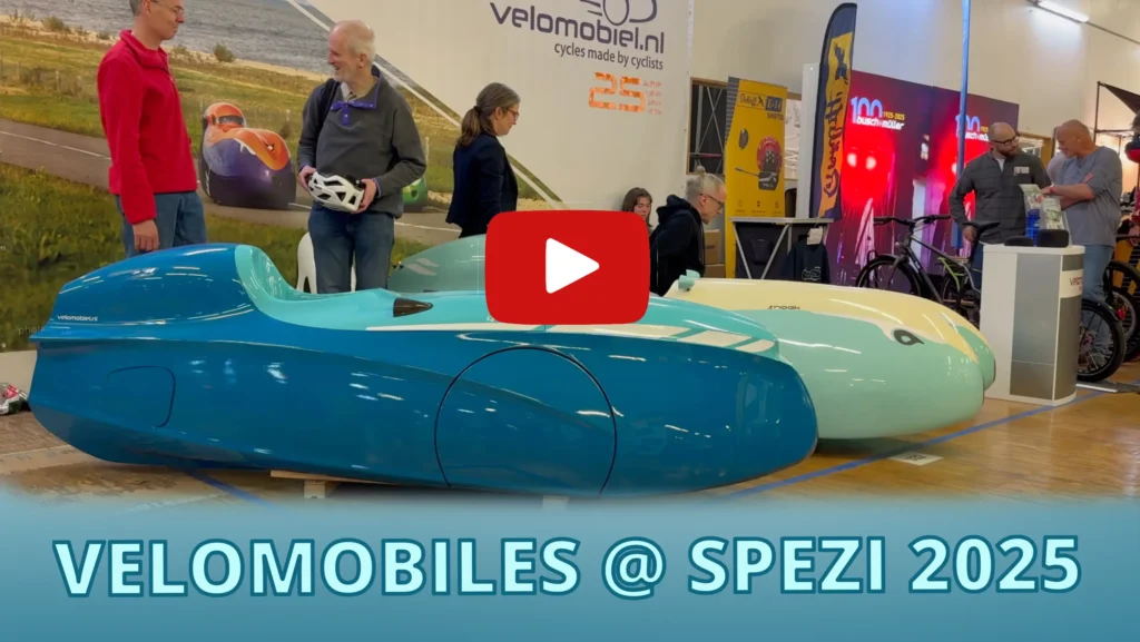 velomobiles at the SPEZI show 2025