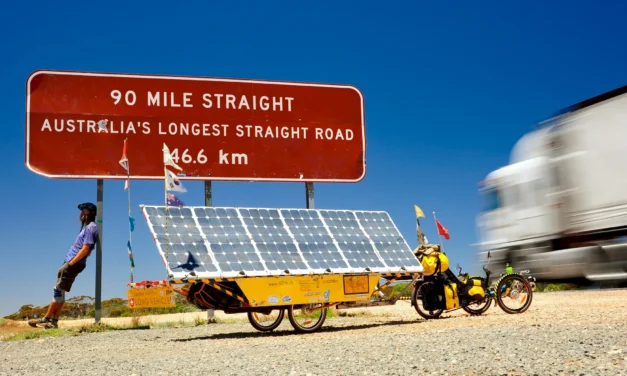One Man, One Trike, and the Power of the Sun