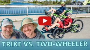 Yt Button Riding Recumbent Trike Vs Riding Recumbent Bicycle