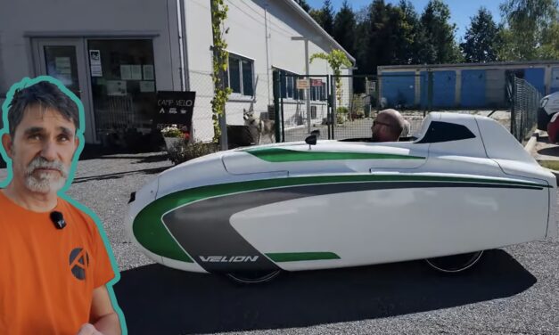 Stephane from Katanga explains Velion: The Fast 45 km/h  electric Velomobile they are developing
