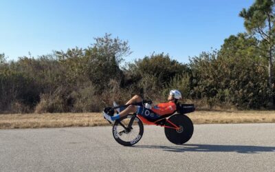 MATTHEW LEFTHAND SHATTERS AMERICAN 24-HOUR RECORD ON A RECUMBENT BIKE AT BIKE SEBRING