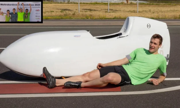 Laidback Bike Report Today: The 19kg Theta Velomobile Shatters World Records!
