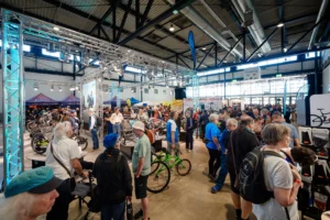 Impression der Internationalen Spezialradmesse (SPEZI) fotografiert am Samstag, 25. April 2026 in Freiburg im breisgau. (SPEZI / VOLLTOLL / Simon Boschi)