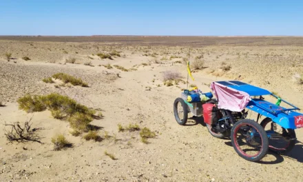 Across Deserts on an AZUB Fat Trike